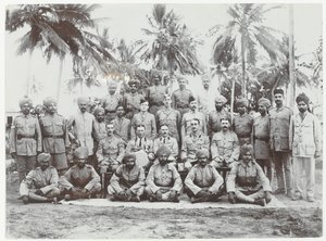 Group of the 19th Punjabis in East Africa by English Photographer